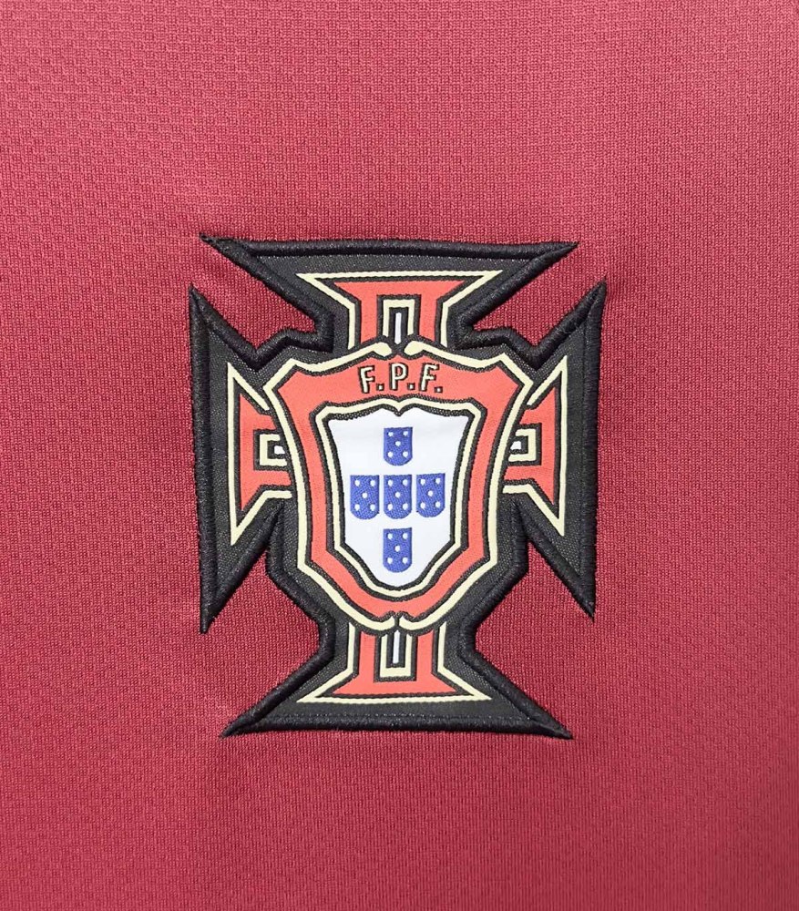 2006 Portugal home Retro Football jersey FIGO F.COUTO C.RONALDO RUI COSTA