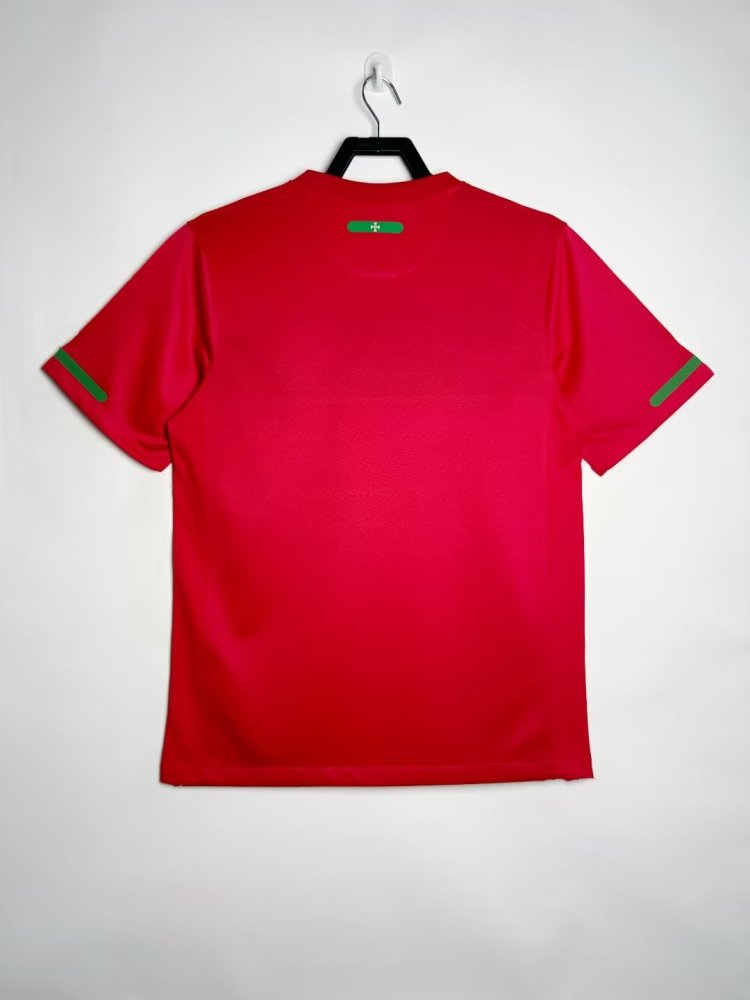 2010 Portugal Home retro football jersey Fan version