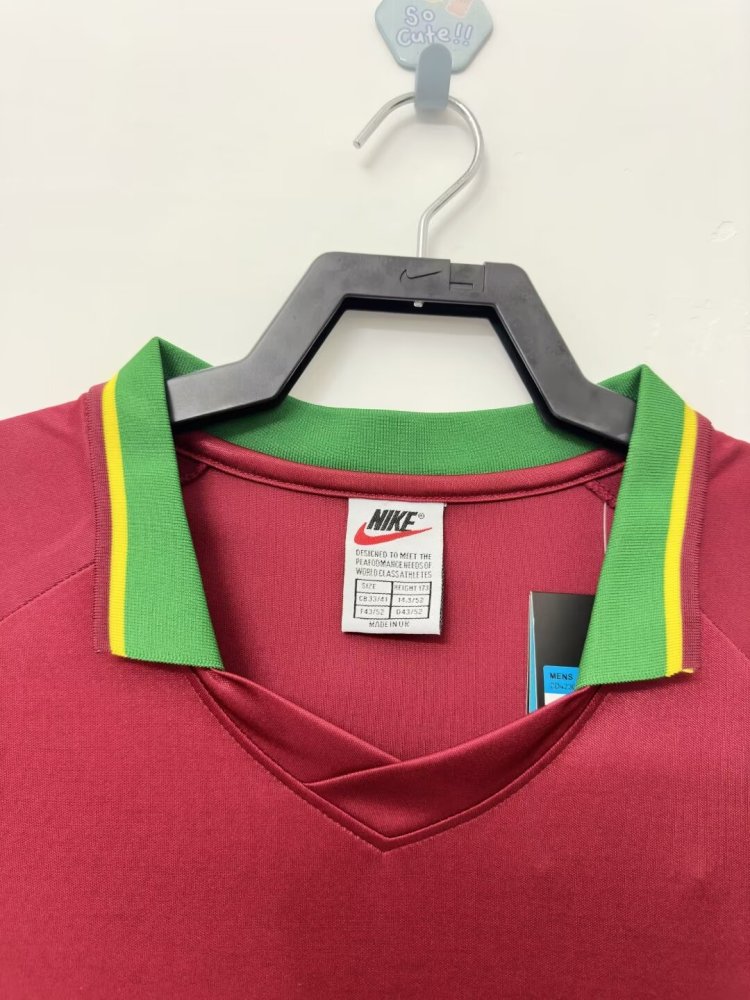 1998 Portugal Home Retro Football jersey