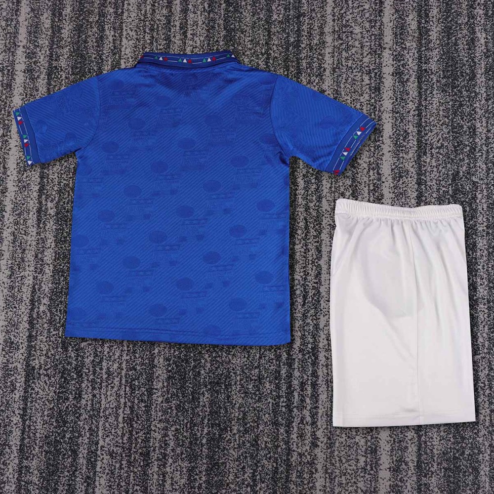1994 Italy Home Kids Retro Football Jersey