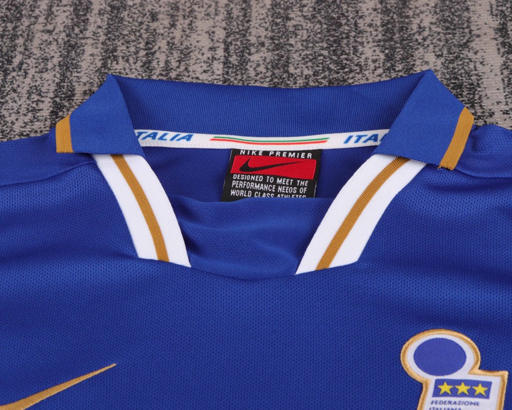 1996 Italy Home Kids Retro Football Jersey