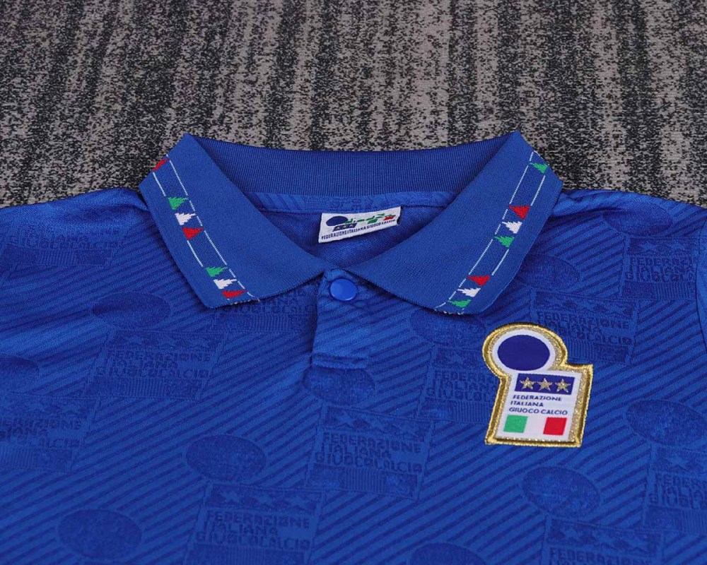 1994 Italy Home Kids Retro Football Jersey