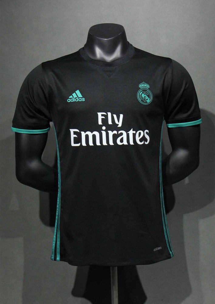 2017-18 Real Madrid Player second away Player Edition Ronaldo Benzema Bale Sergio Ramos Isco Kroos Modric football jersey retro