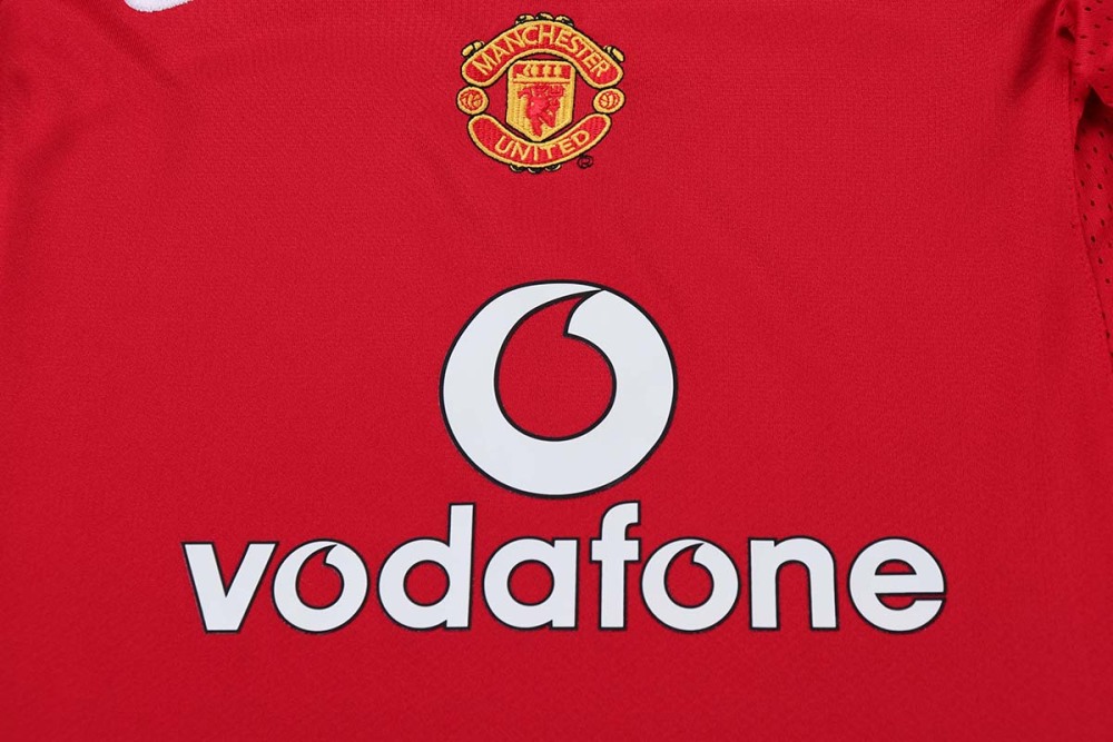 2005-06 Manchester United Home KIDS retro Football jersey  Ronaldo ROONEY v.NISTELROOY GIGGS KEANE