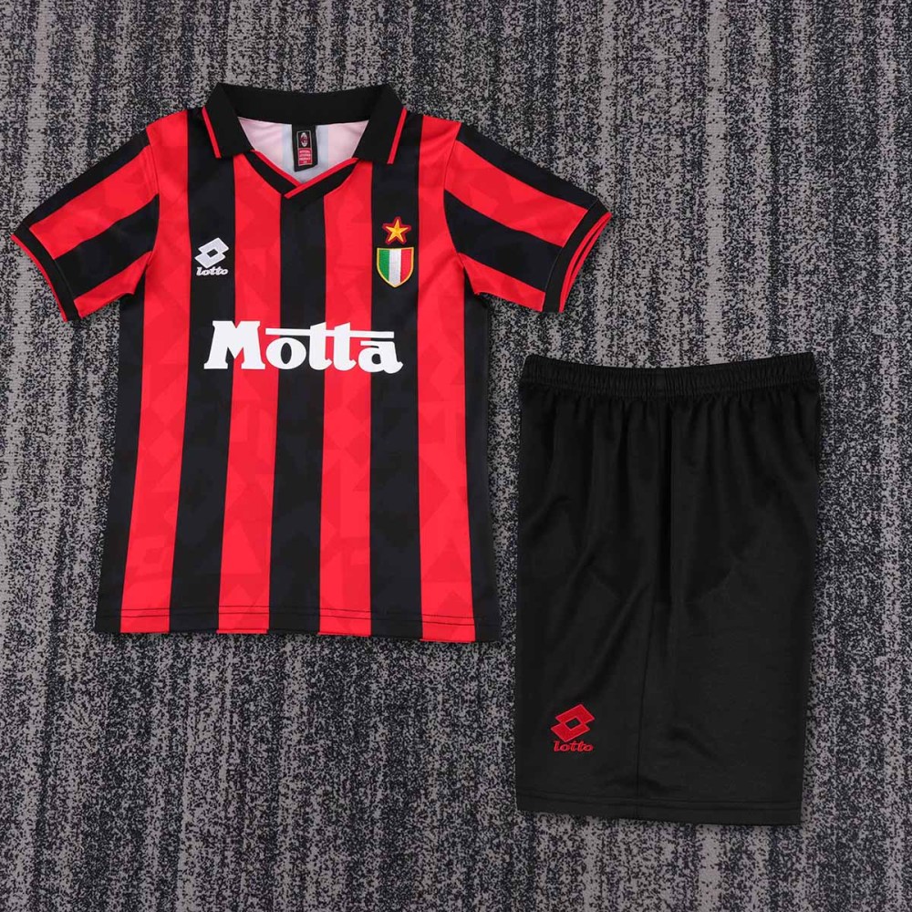 1993-94 AC Milan  Home Retro KIDS Football jersey