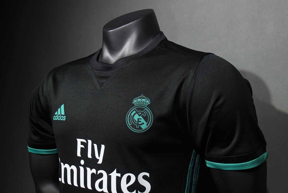 2017-18 Real Madrid Player second away Player Edition Ronaldo Benzema Bale Sergio Ramos Isco Kroos Modric football jersey retro