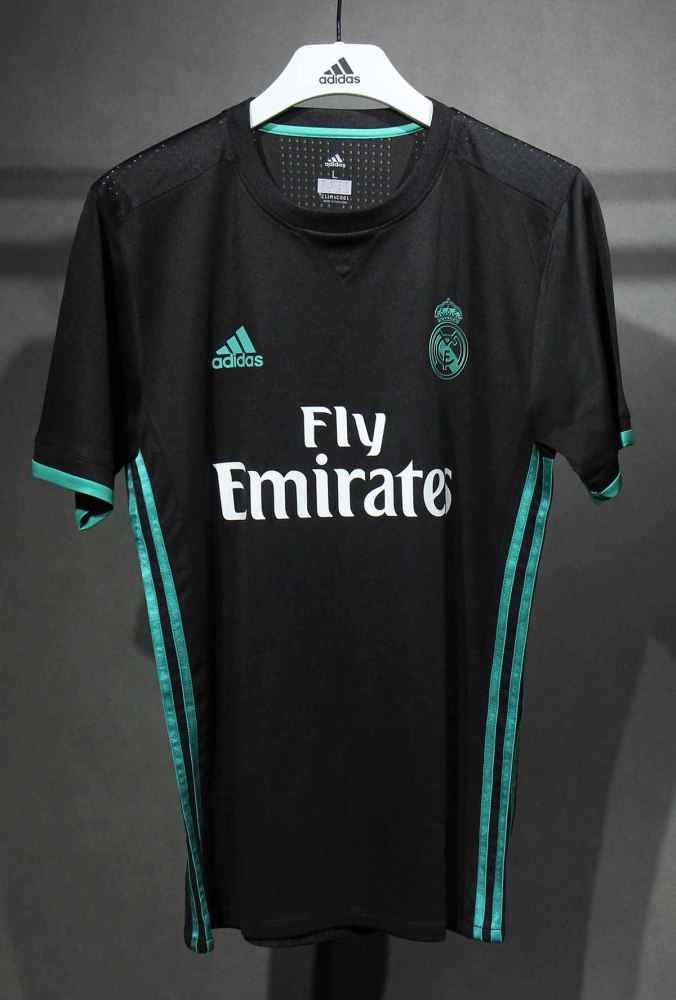 2017-18 Real Madrid Player second away Player Edition Ronaldo Benzema Bale Sergio Ramos Isco Kroos Modric football jersey retro