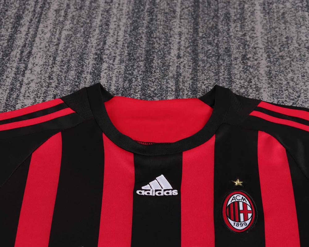 2008-09 AC Milan  Home  Retro KIDS Football jersey