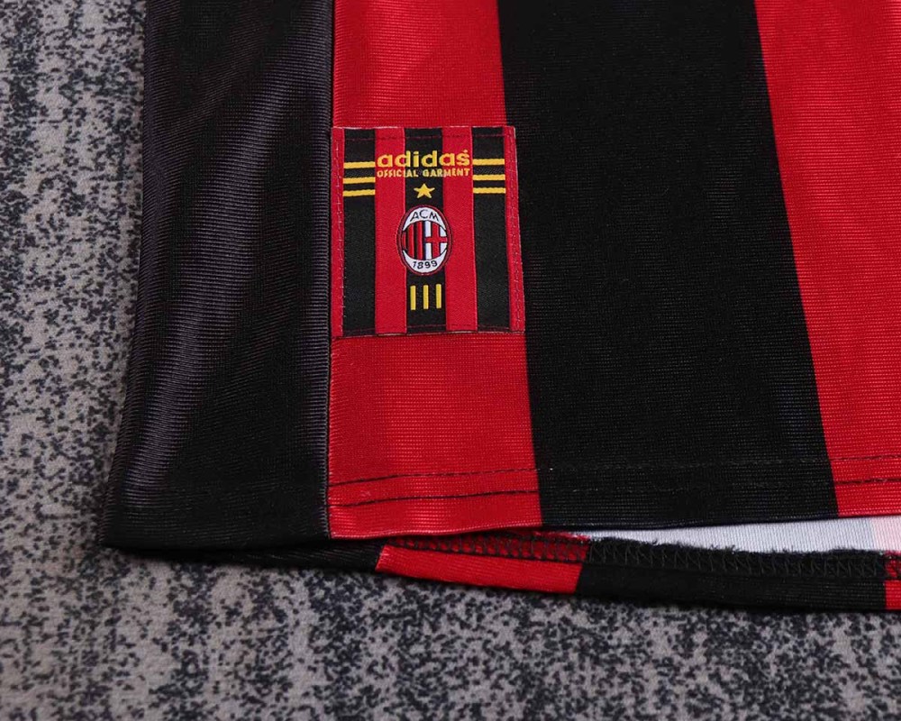 1998-99 AC Milan  Home Retro KIDS Football jersey