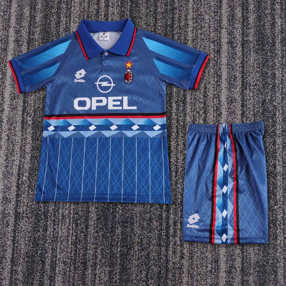 1995-96 AC Milan  Away Retro KIDS Football jersey