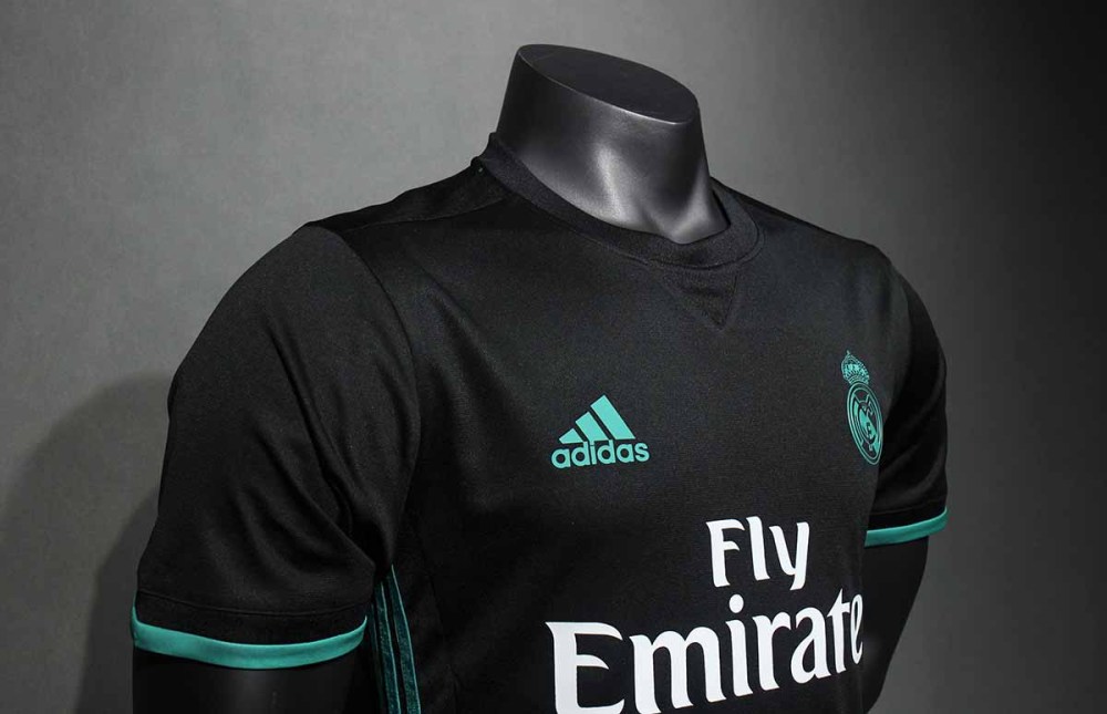 2017-18 Real Madrid Player second away Player Edition Ronaldo Benzema Bale Sergio Ramos Isco Kroos Modric football jersey retro