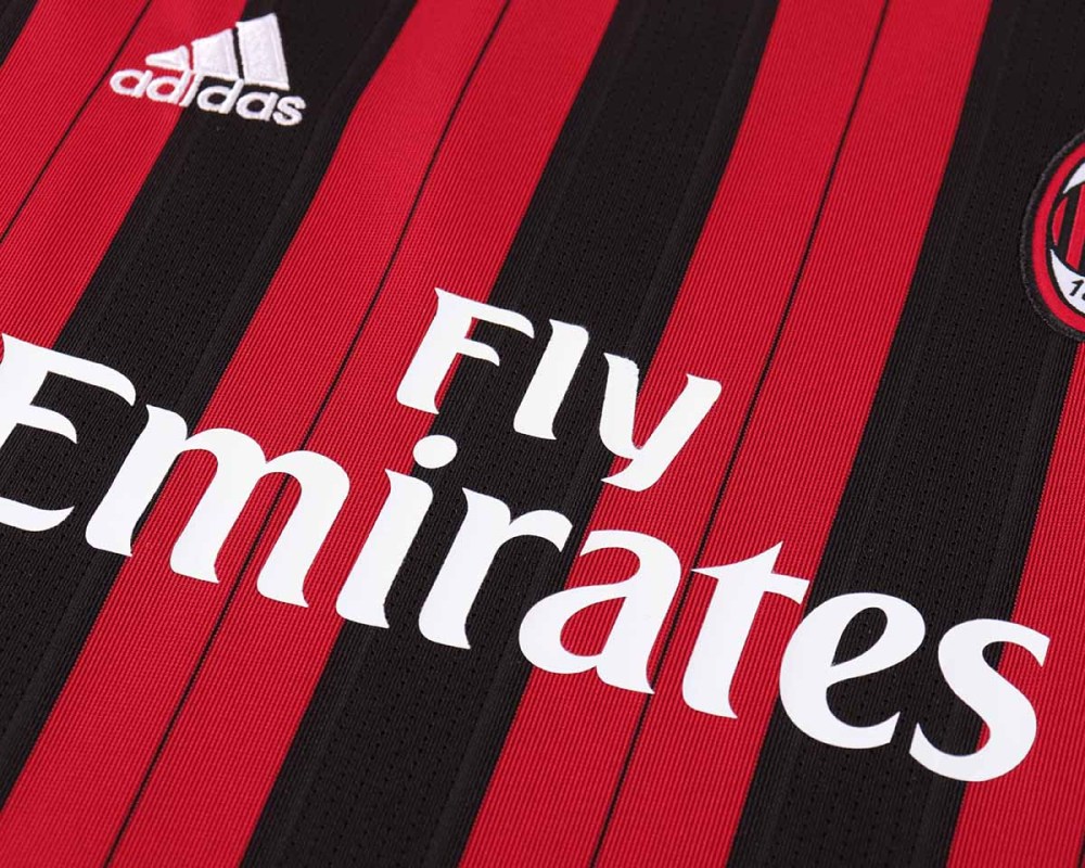 2013-14 AC Milan  Home Retro KIDS Football jersey