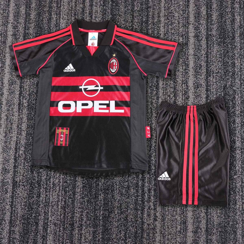 1998-99 AC Milan  Away Retro KIDS Football jersey