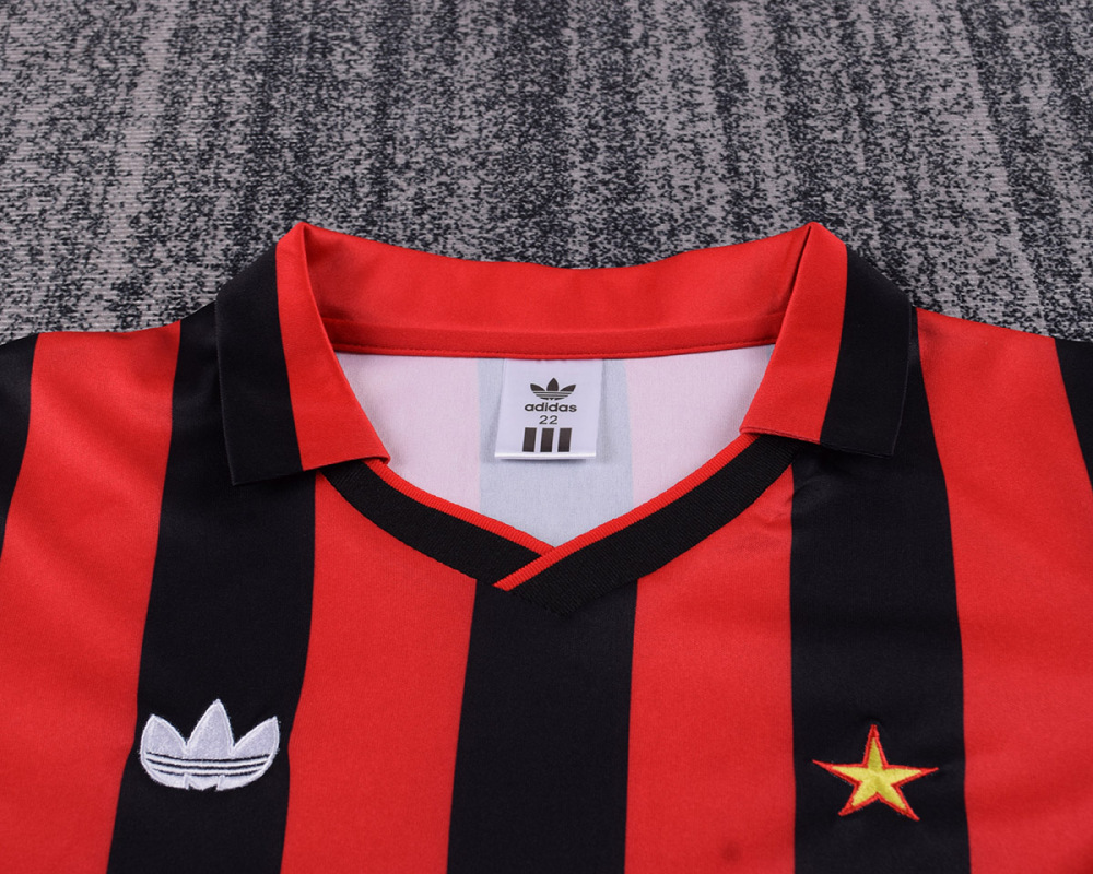 1990-91 AC Milan  Home Retro KIDS Football jersey