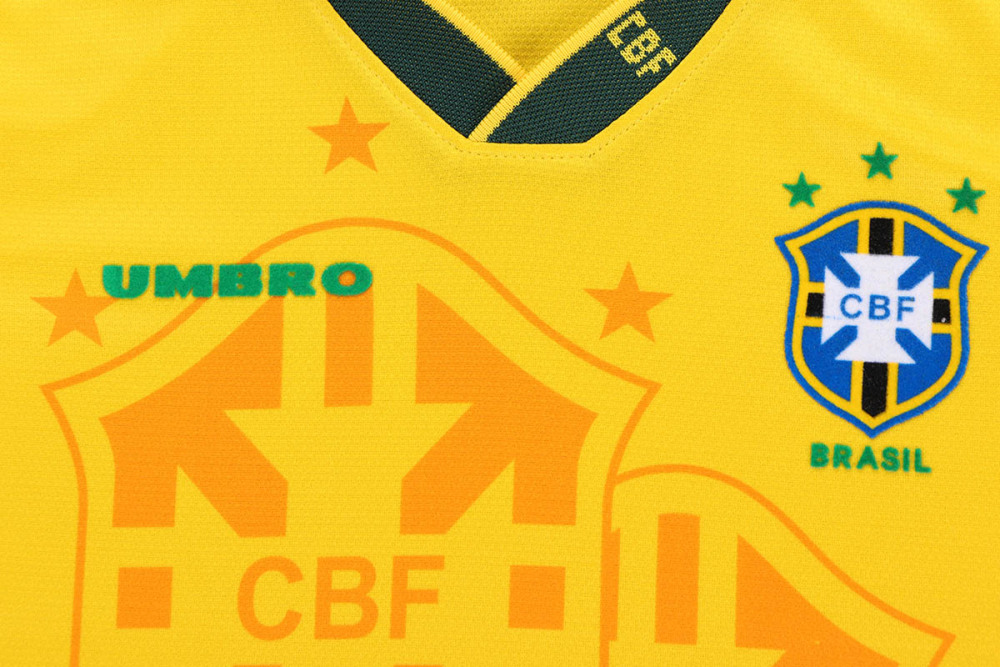Retro 1994 Brazil Home Kids  Football jersey