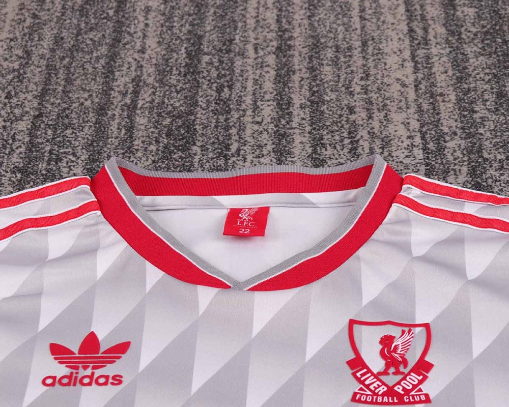 Retro 1989-91 Liverpool Away KIDS Retro Football Jersey