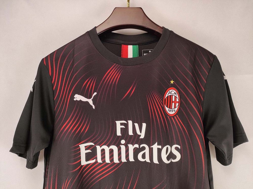 Fan Edition Retro 2019-20 AC Milan Away Retro Football jersey