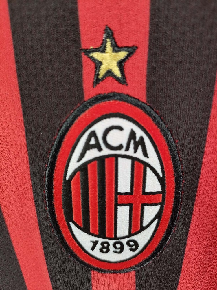 Fan Edition Retro 2019-20 AC Milan Home Retro Football jersey