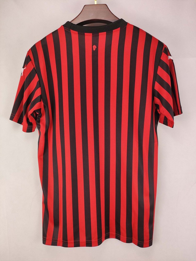 Fan Edition Retro 2019-20 AC Milan Home Retro Football jersey