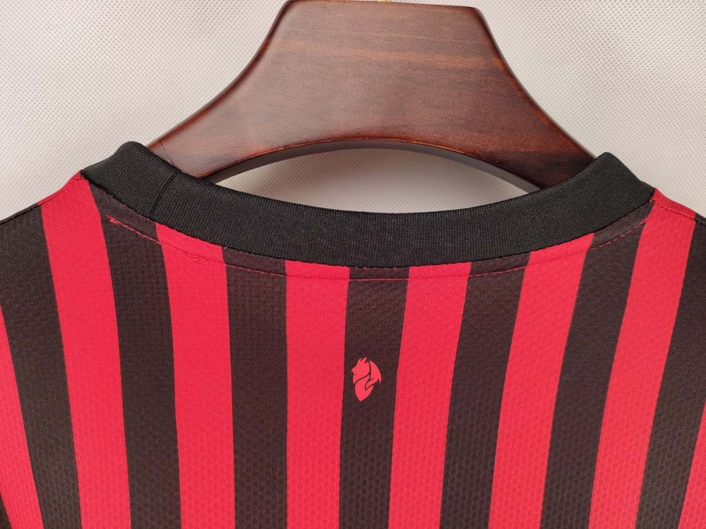 Fan Edition Retro 2019-20 AC Milan Home Retro Football jersey