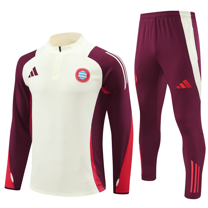 2024-25 Bayern Munich half pull training suit jersey set