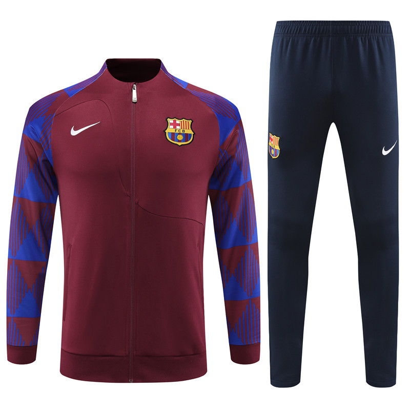 23-24 season Barcelona long-length jacket training suit