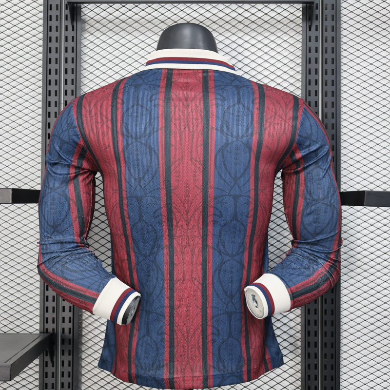 Player 2025-26 Barcelona 125th anniversary Long sleeves Football jersey