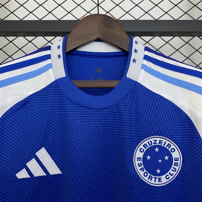 2025-26 Cruzeiro Home All Sponsors Football jersey