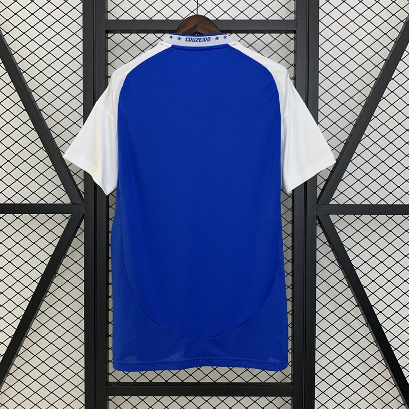 2025-26 Cruzeiro Home All Sponsors Football jersey
