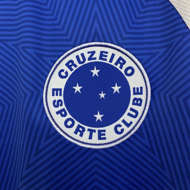 2025-26 Cruzeiro Home All Sponsors Football jersey