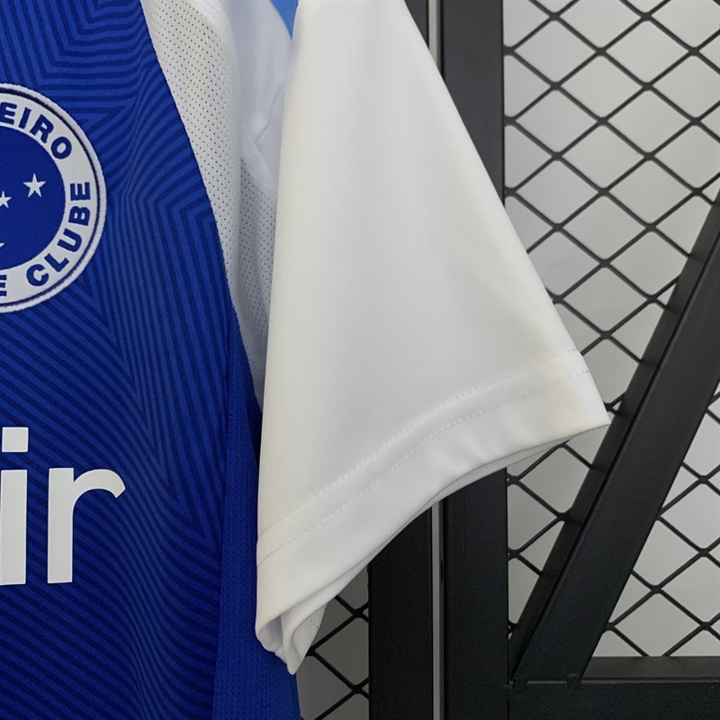 2025-26 Cruzeiro Home All Sponsors Football jersey