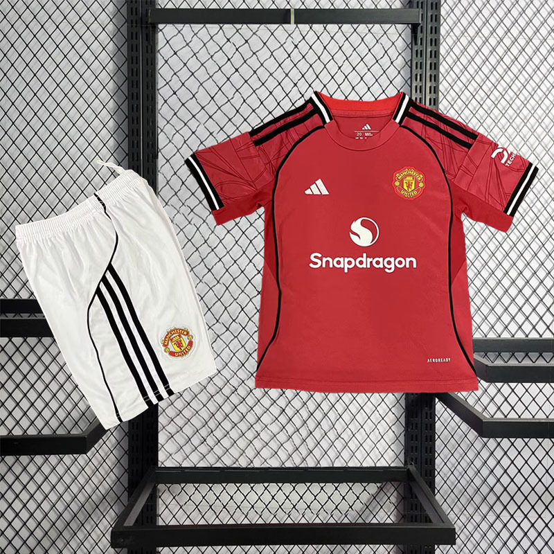 2025-26 PSG Manchester United Kids Football jersey