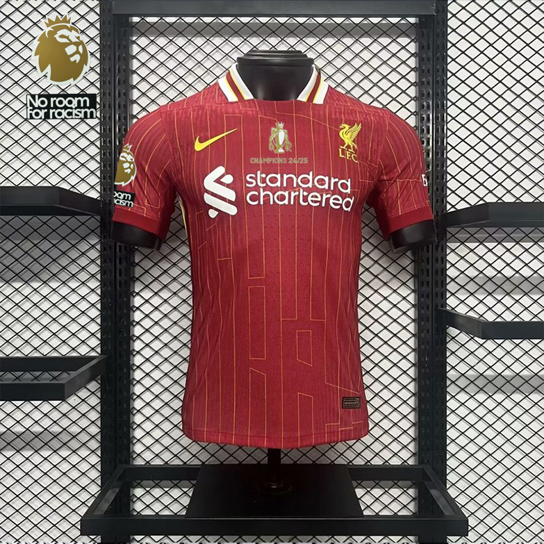 Player 2024-25 CHAMPIONS Liverpool Home Football jersey