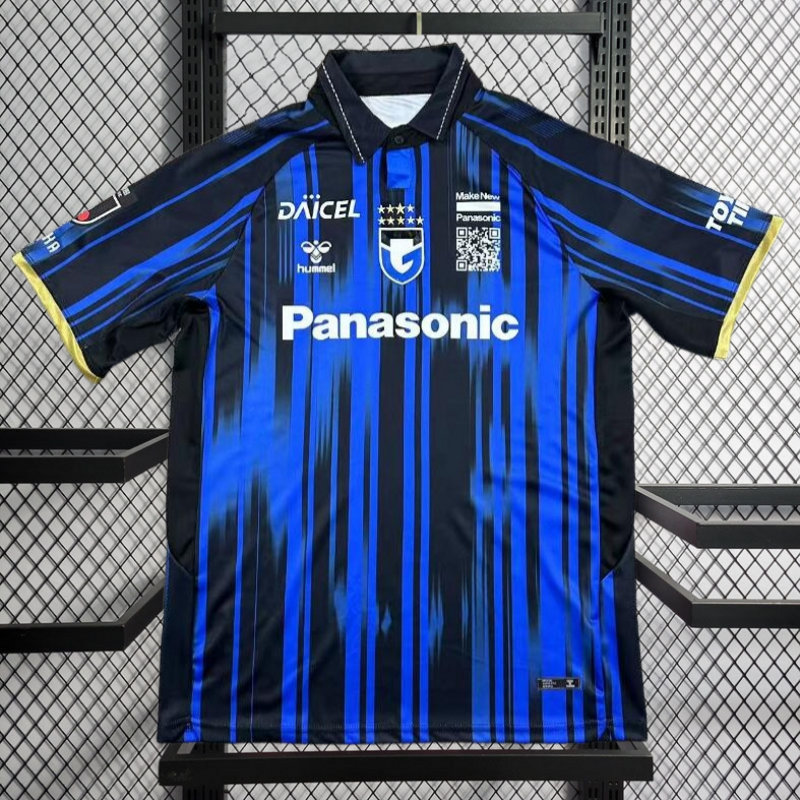 2025-26 Gamba Osaka home black soccer jersey
