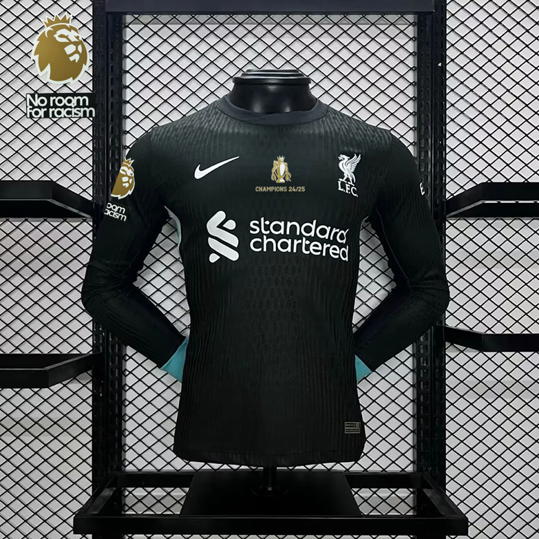 2024-25 CHAMPIONS Liverpool  Away Long Sleeves Football jersey