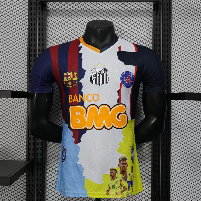 Player 2025-26 NEYMAR JR Santos Barcelona PSG Brazil Al Hilal Football jersey