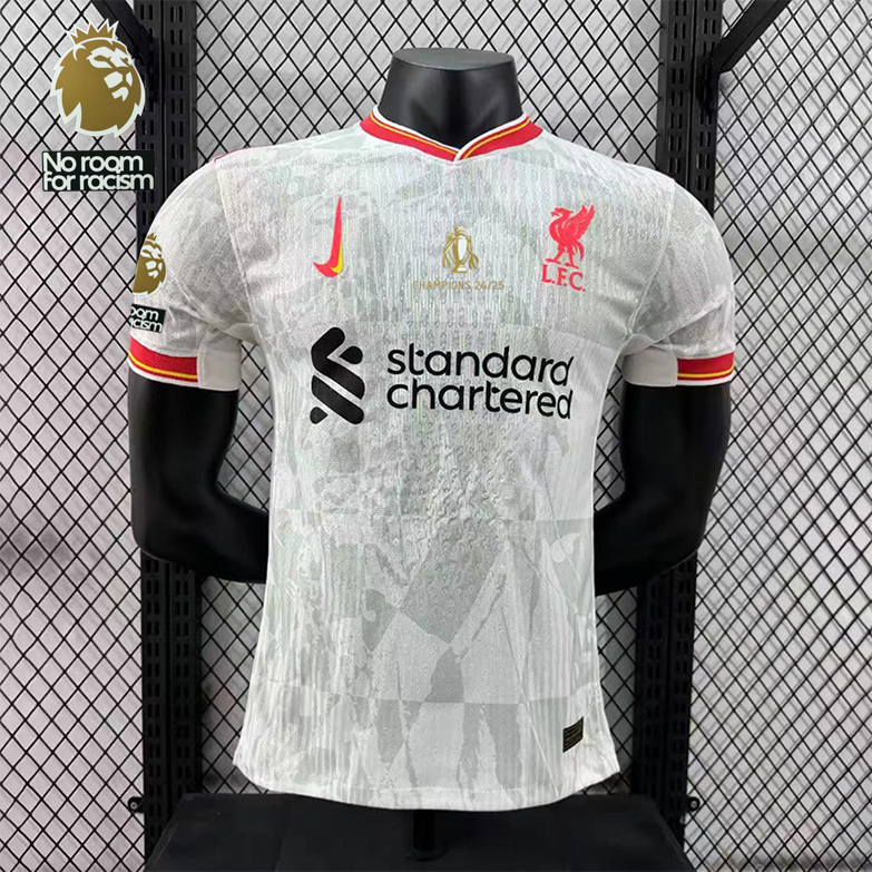 Player 2024-25 CHAMPIONS Liverpool III Away Football jersey