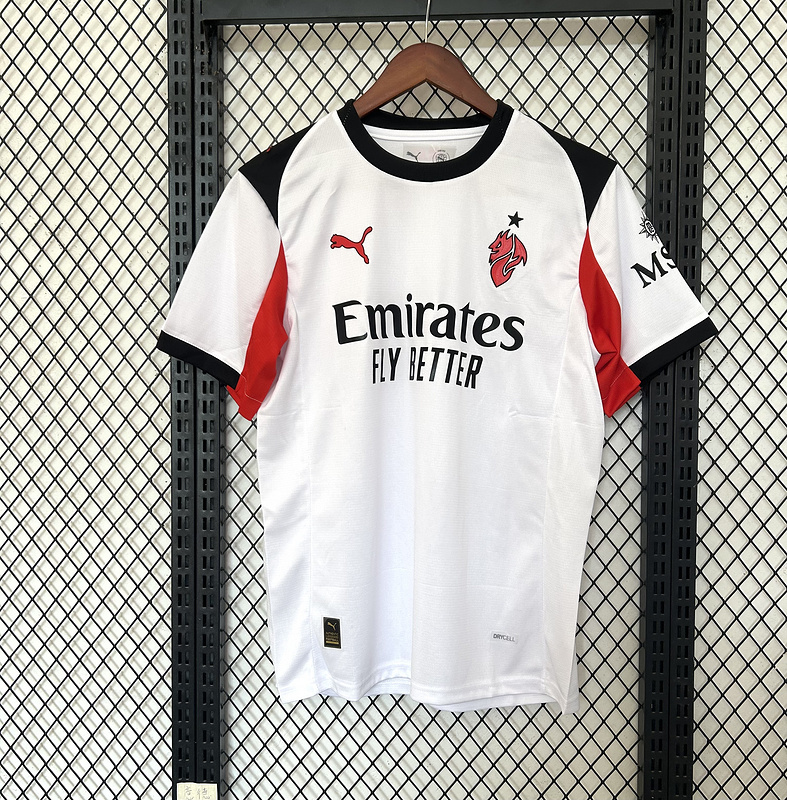 2025-26 AC Milan White Football jersey