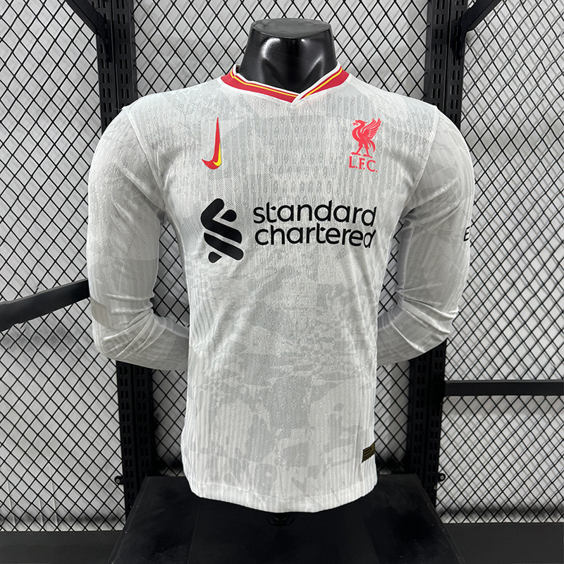Player 2024-25 CHAMPIONS Liverpool III Away Long sleeves Football jersey