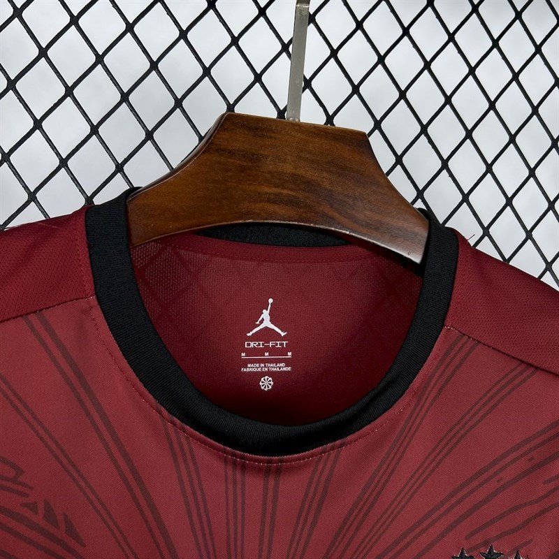 2025-26 Brazil season Jordan maroon special edition Football jersey