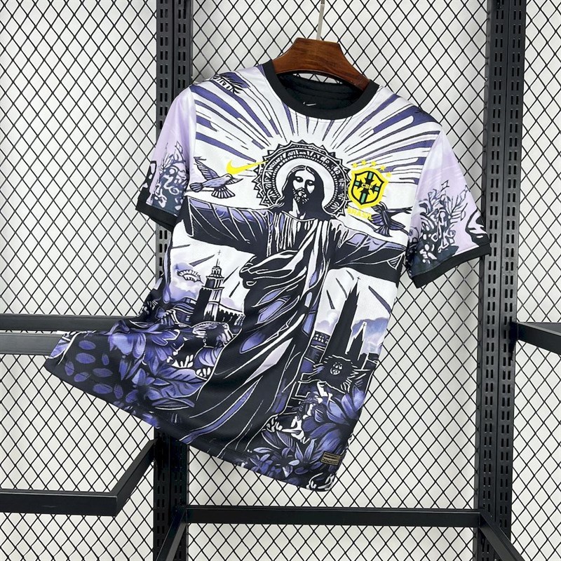 2025-26 Brazil season deep purple Football jersey