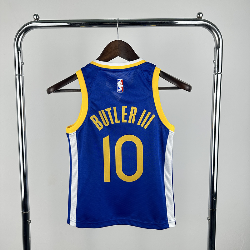 KIDS 2024 NBA Golden State Warriors 10 BUTLER III Basketball Jersey