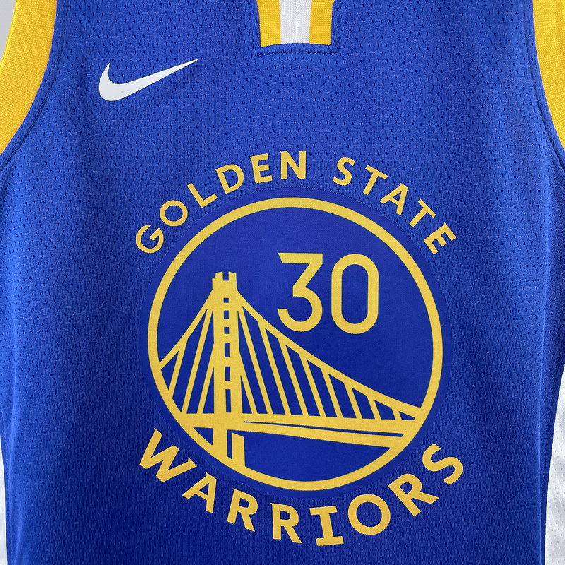 Kids 2023 NBA Golden State Warriors 30 CURRY Basketball Jersey
