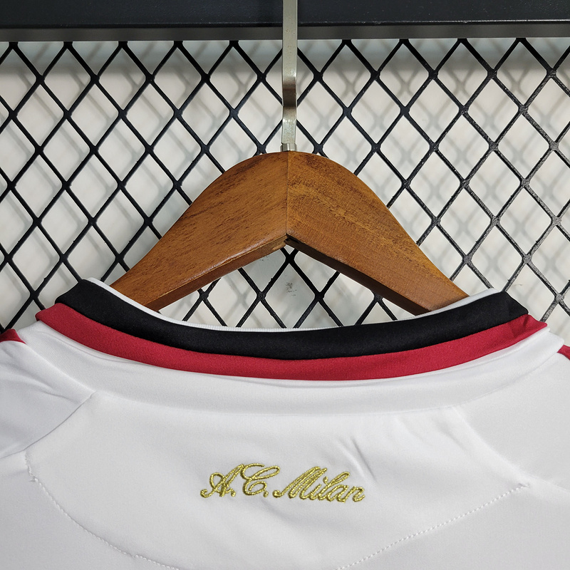 Retro 2009-10 AC Milan away ZAMBROTTA KAKA MALDINI RONALDINHO BECKHAM ELSHAARAWY PIRLO INZAGHI Football jersey retro