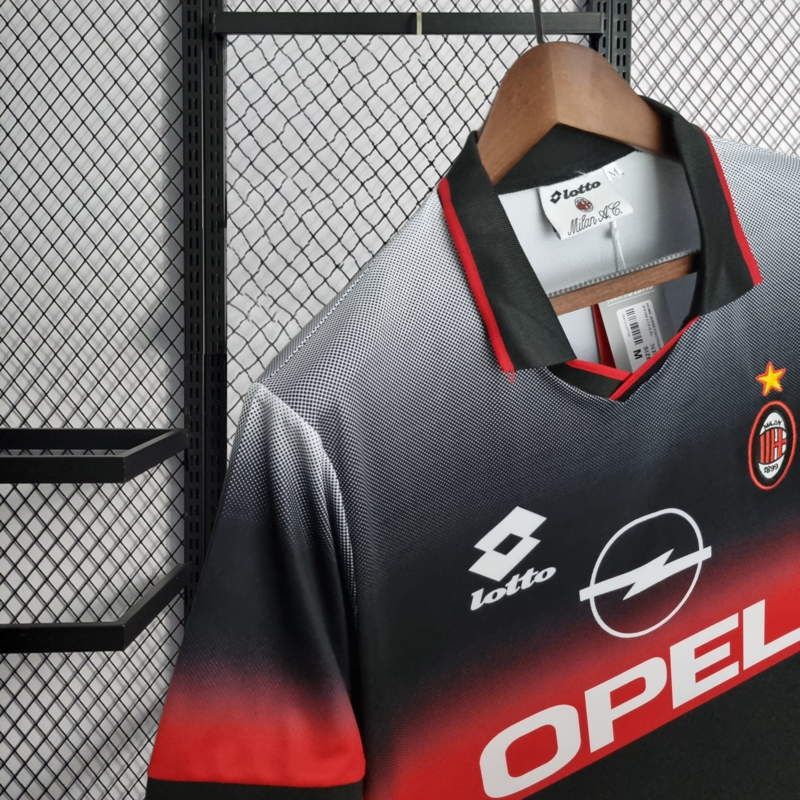Retro 1995-96 AC Milan Training Black Football jersey retro