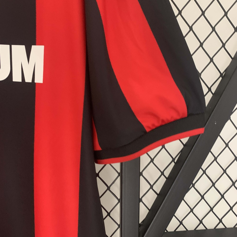 Retro 1990-91 AC Milan Home football jersey retro