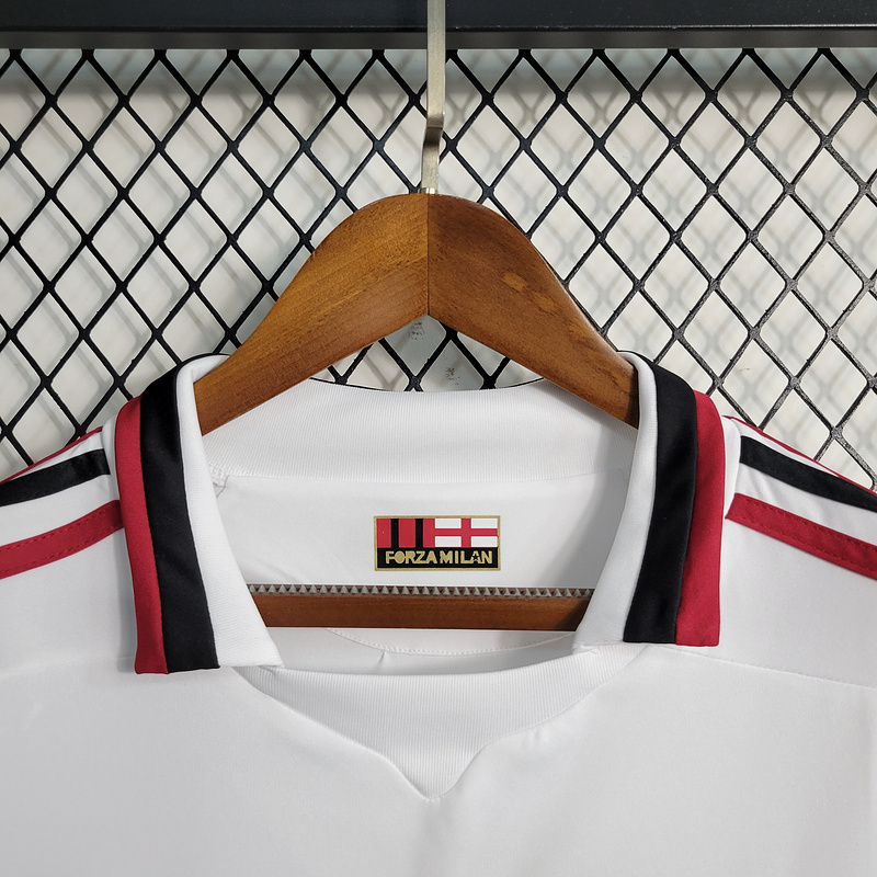 Retro 2009-10 AC Milan away ZAMBROTTA KAKA MALDINI RONALDINHO BECKHAM ELSHAARAWY PIRLO INZAGHI Football jersey retro