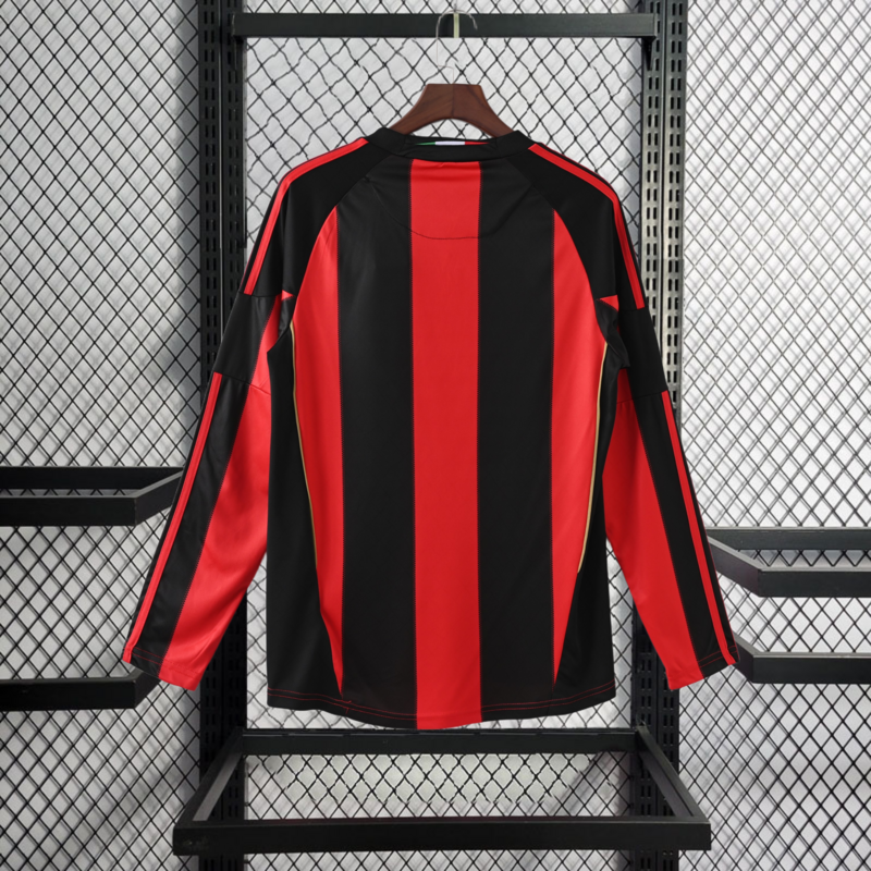 Retro 2010-11 AC Milan home IBRAHIMOVIC ZAMBROTTA KAKA MALDINI RONALDINHO BECKHAM PIRLO  Football jersey retro