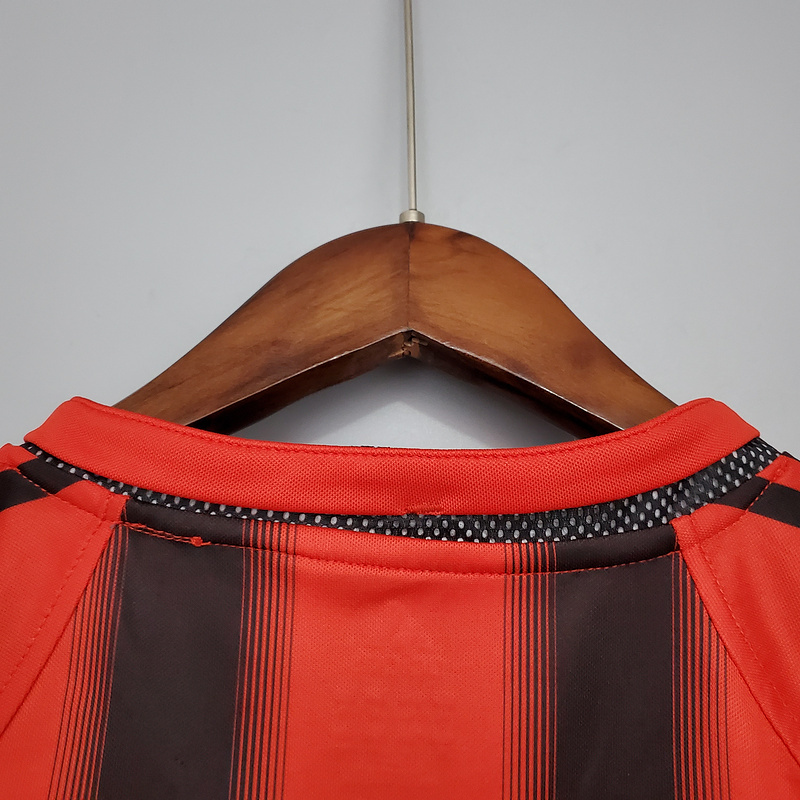 Retro 2004-05 AC Milan home KAKA MALDINI SHEVCHENKO  Football jersey retro