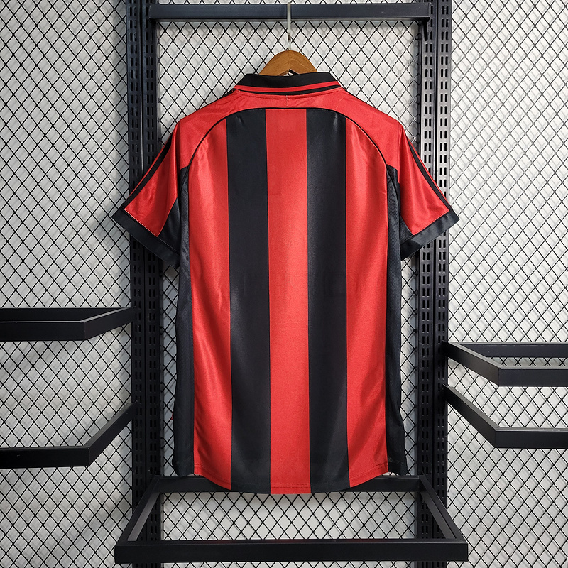 Retro 1998-99 AC Milan Home SHEVCHENKO ALBERTINI BOBAN BIERHOFF MALDINI Football jersey